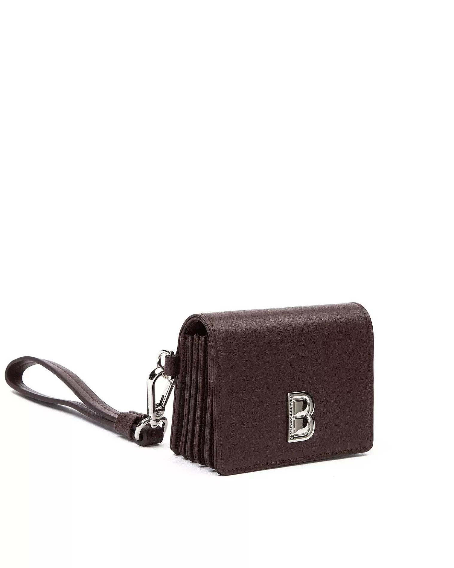 Wallets>Brandon Blackwood Accordion Card Case Brown Leather