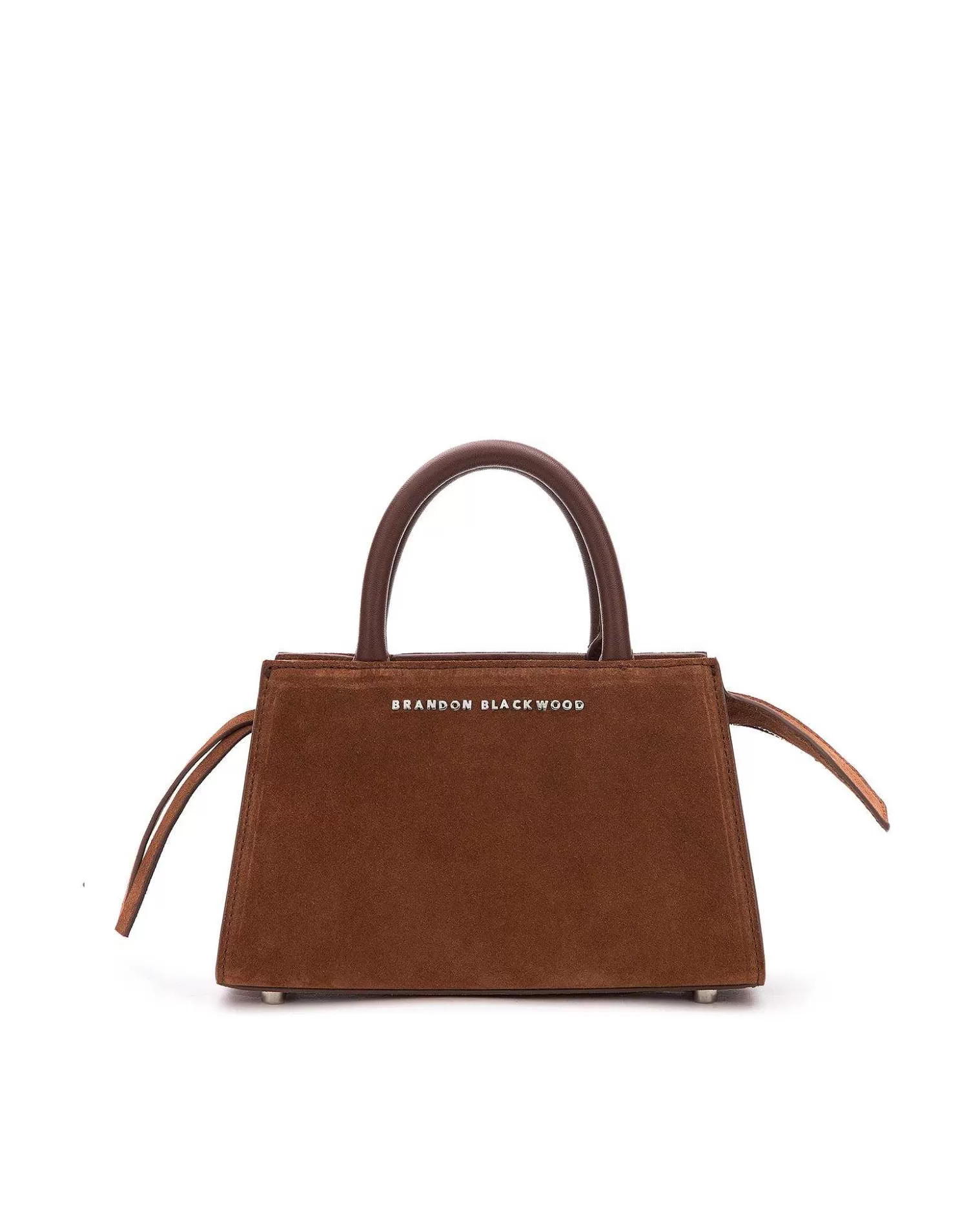 Crossbody Bags>Brandon Blackwood Arlen Bag Brown Suede