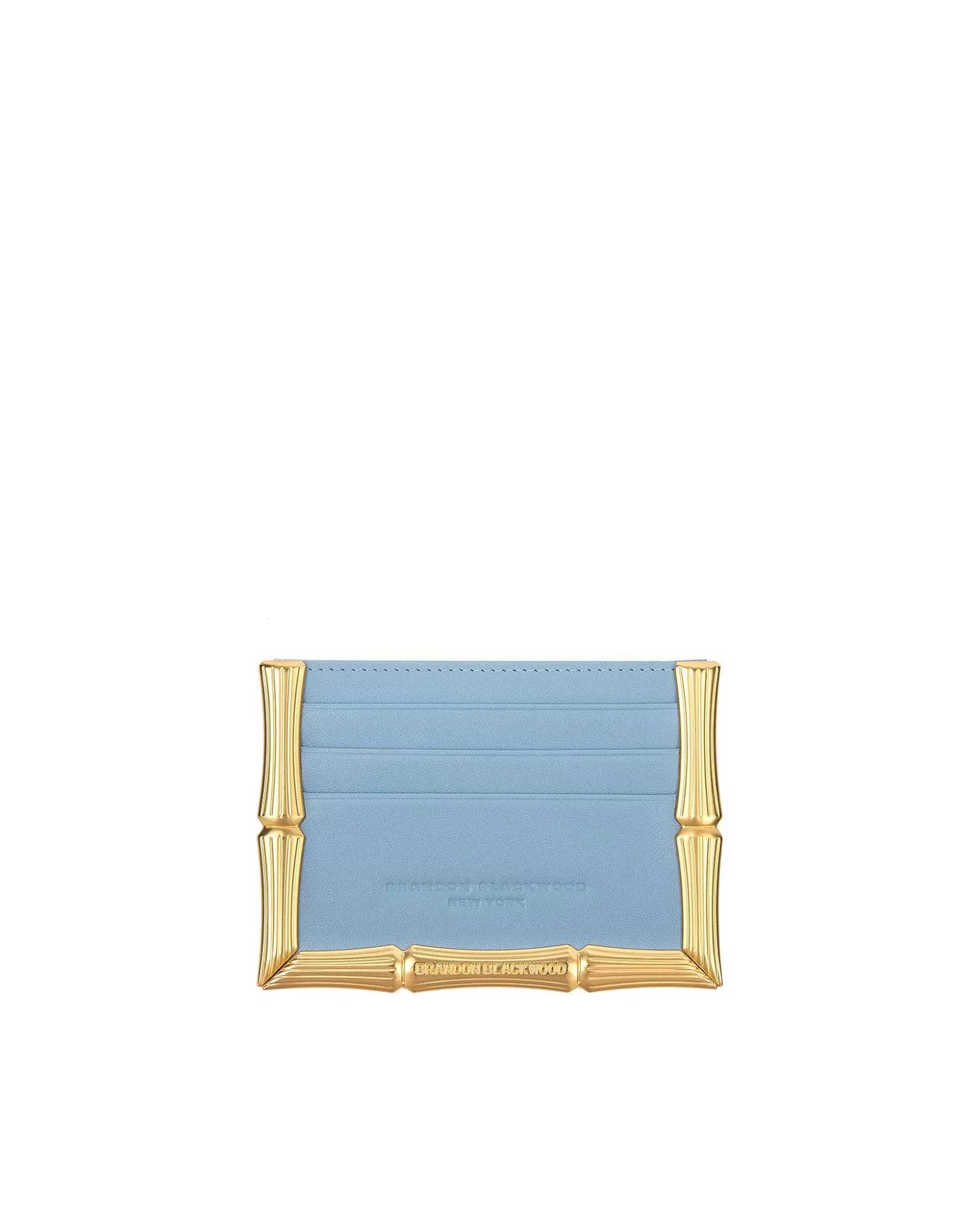 Cardholders>Brandon Blackwood Bamboo B Card Holder Baby Blue