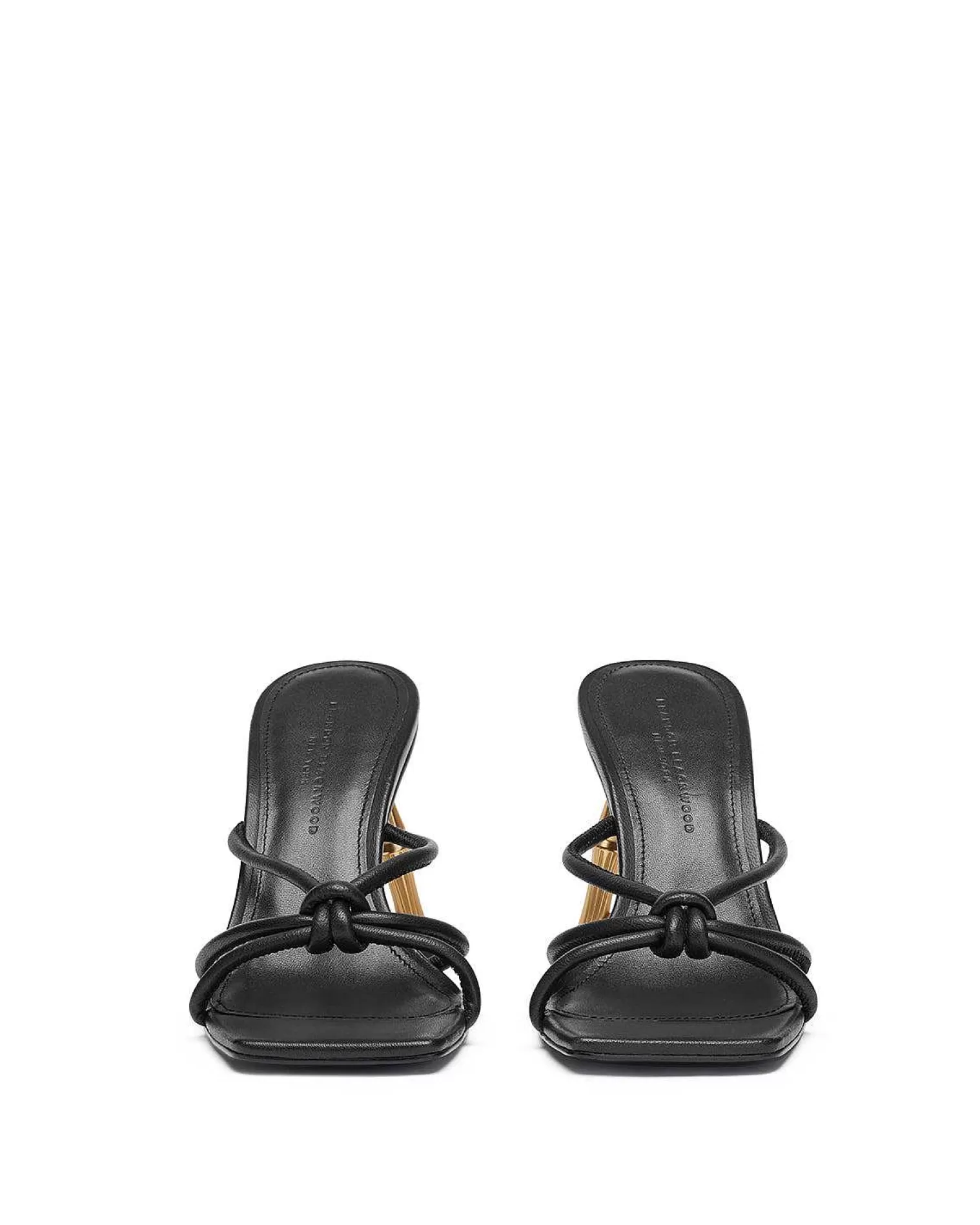 Sandals>Brandon Blackwood Bamboo B Heel Sandal Black