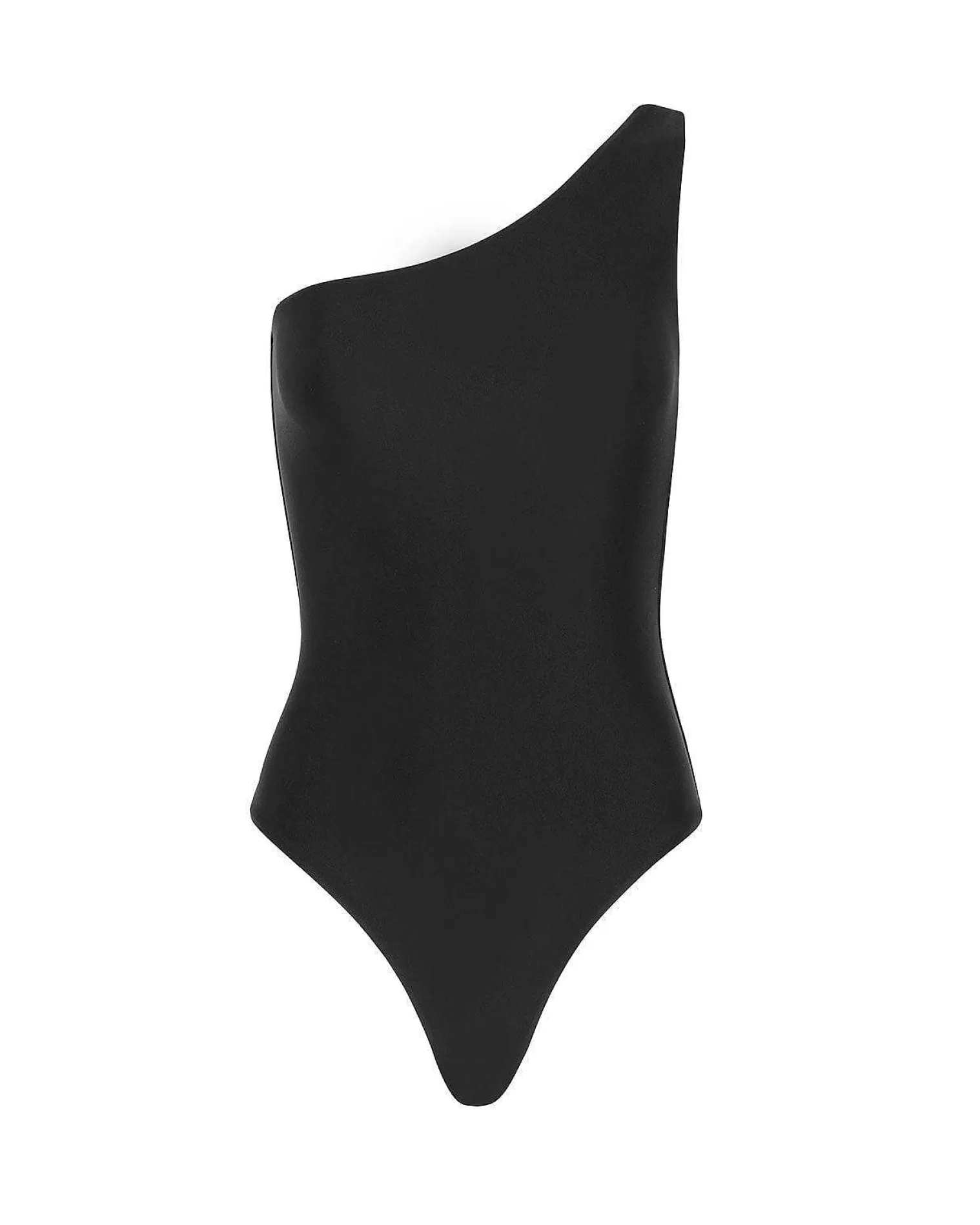 One-Piece>Brandon Blackwood Bamboo B Hoop One-Piece Swimsuit Black