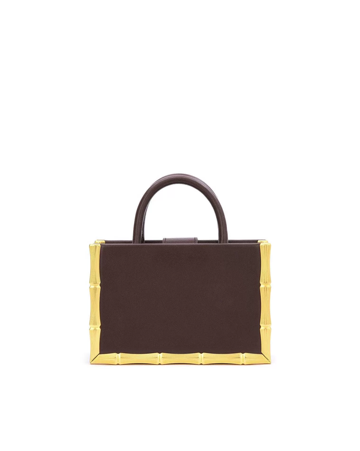 Crossbody Bags>Brandon Blackwood Bamboo B Tote Brown