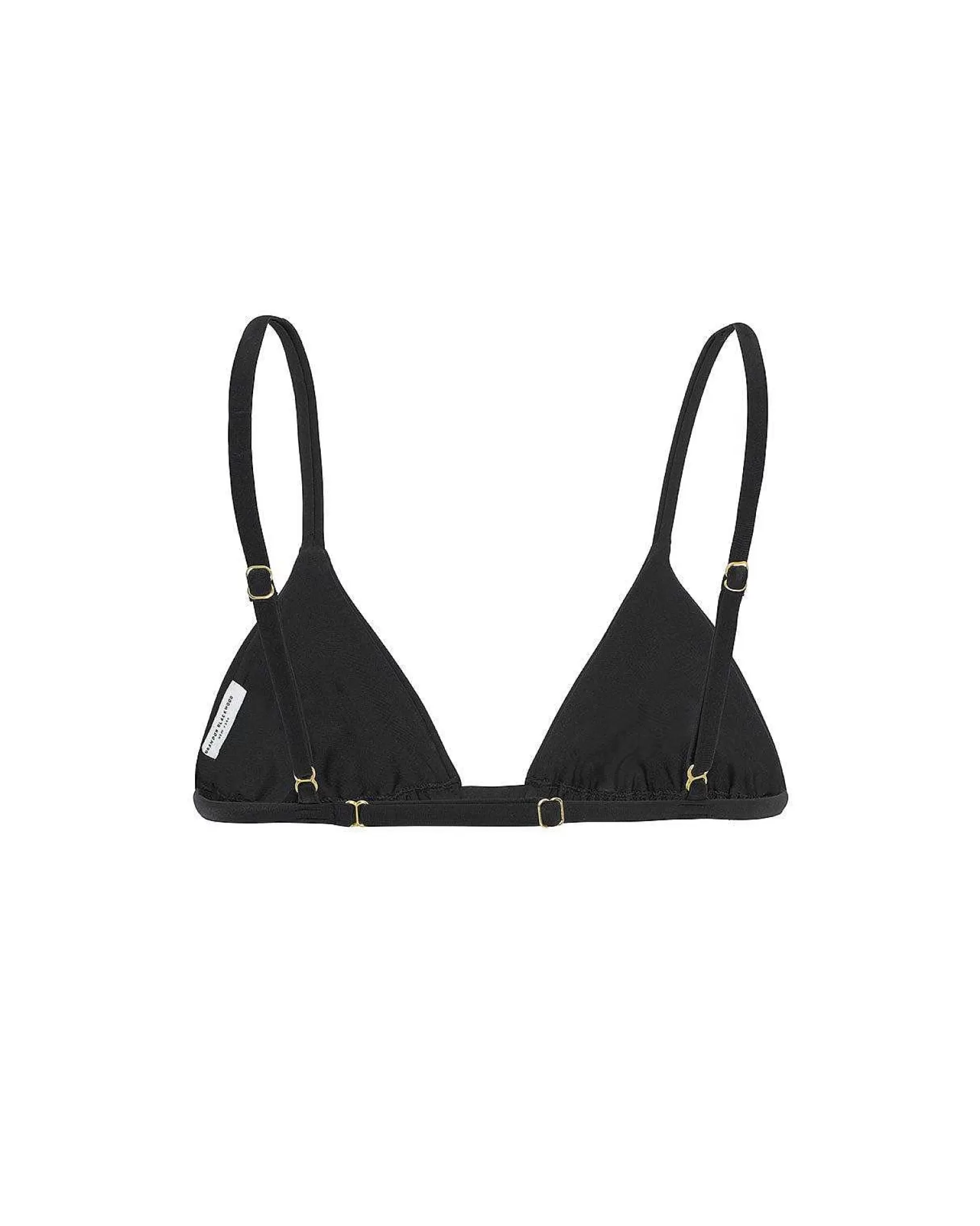 Tops>Brandon Blackwood Bikini Swim Top Black