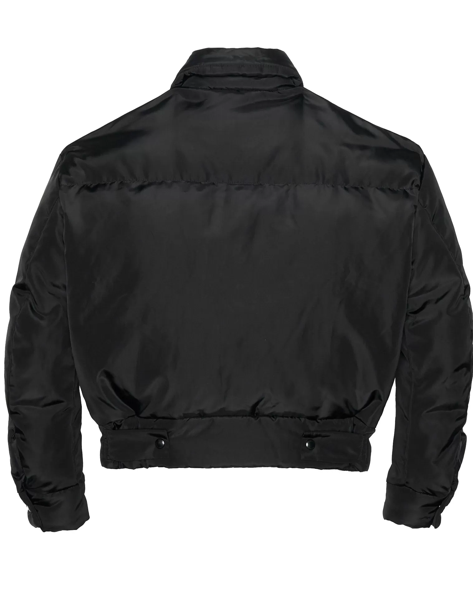 Outerwear>Brandon Blackwood Cropped Puffer Black Nylon