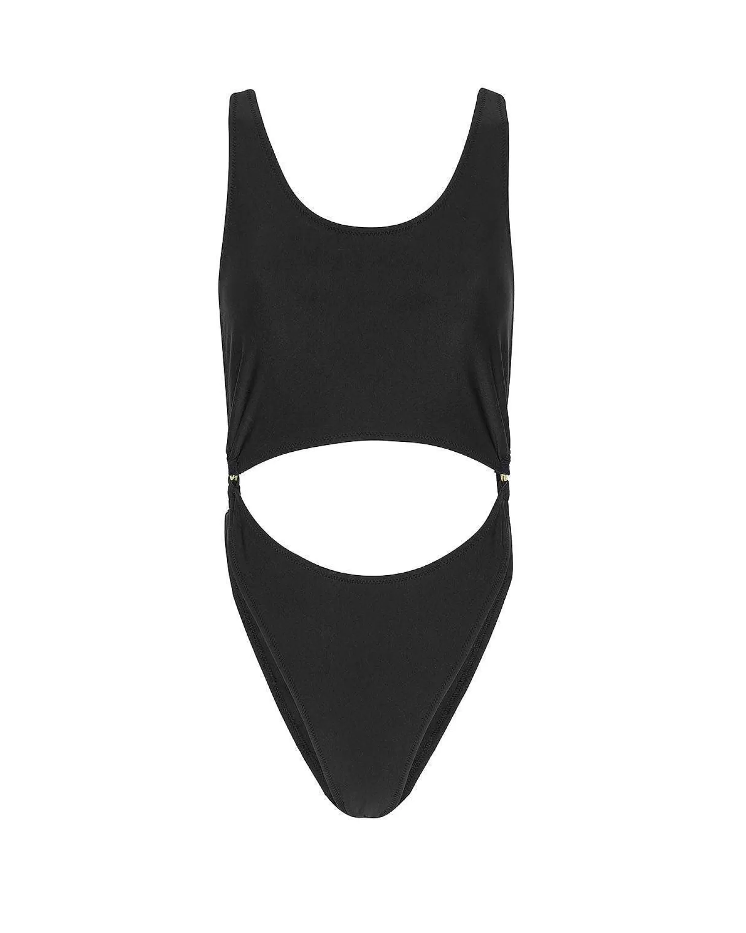 One-Piece>Brandon Blackwood Cutout One-Piece Swimsuit Black