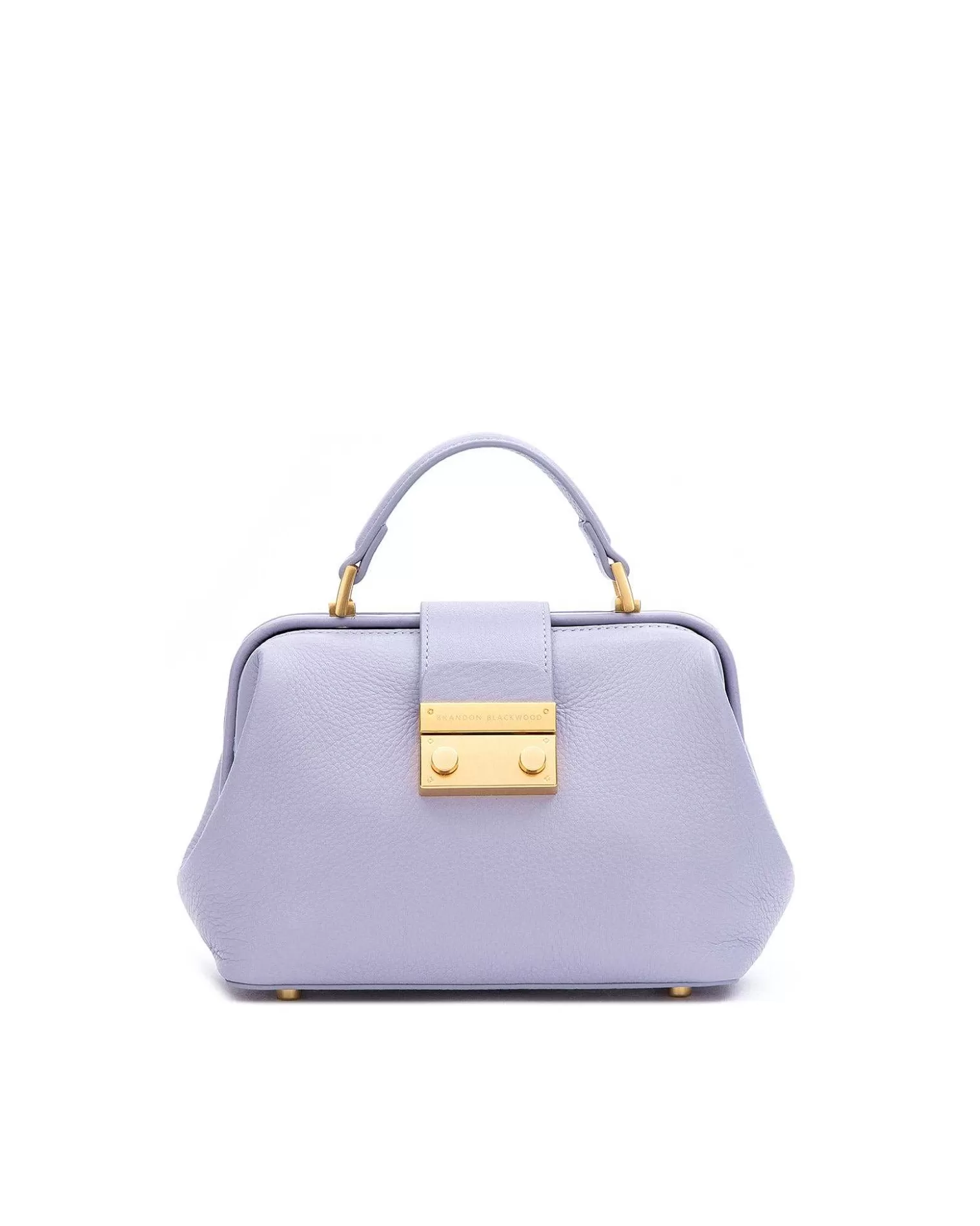 Crossbody Bags>Brandon Blackwood Elizabeth Doctor Bag Soft Purple Leather