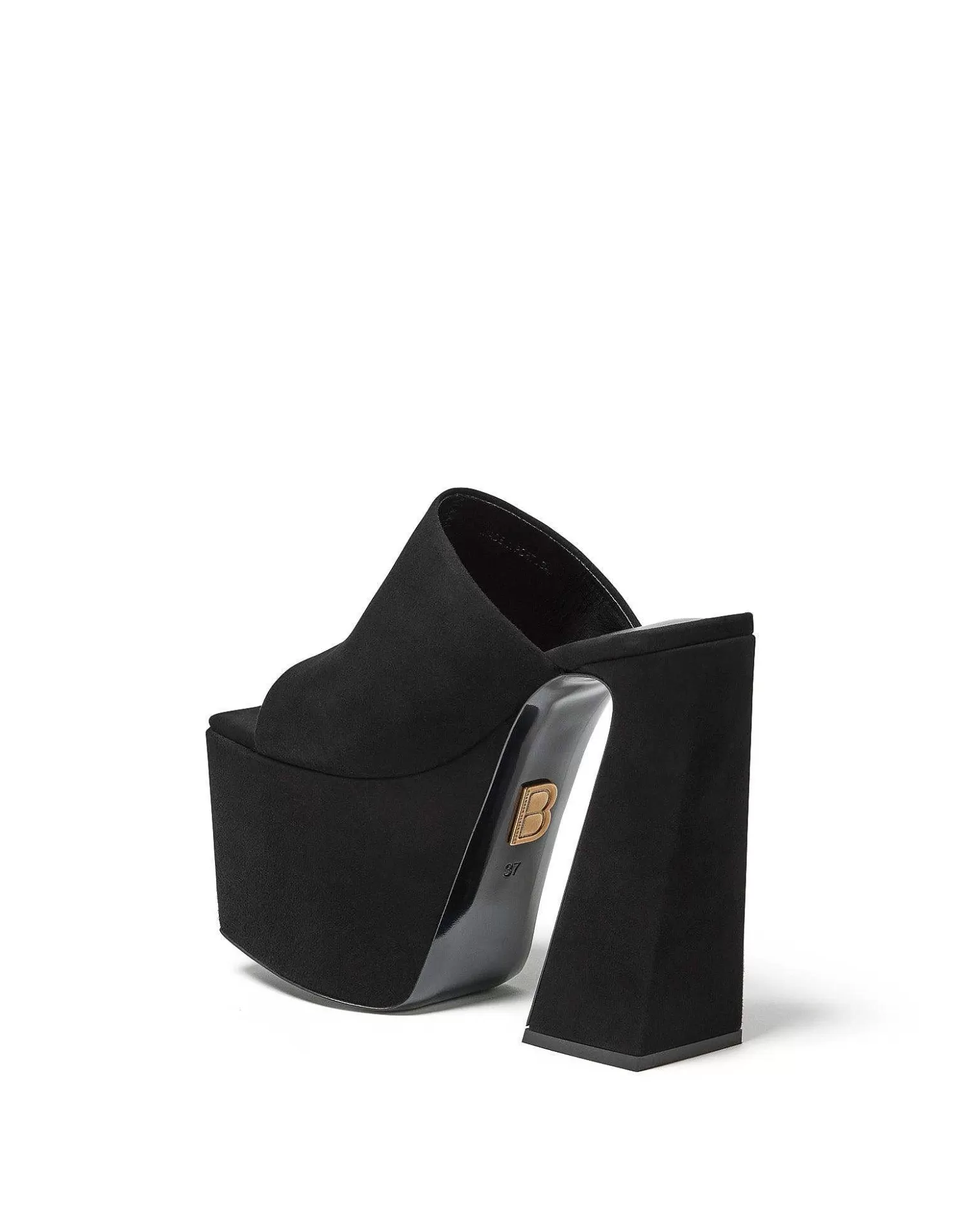 Platforms>Brandon Blackwood Harlo Mule Black Suede