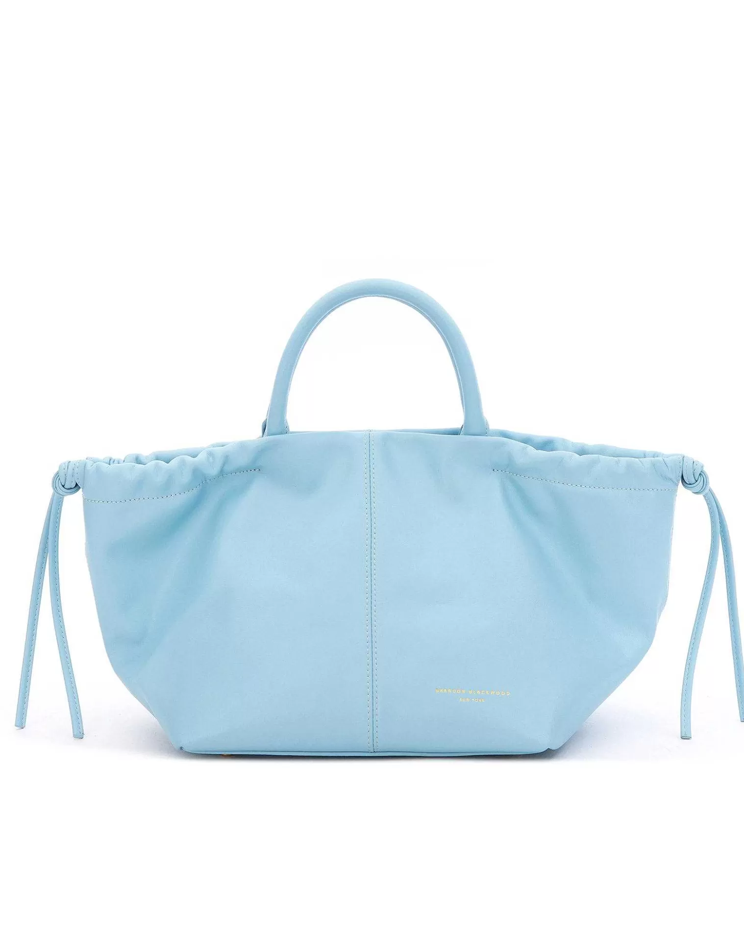 Tote Bags>Brandon Blackwood Haughton Tote Baby Blue Leather