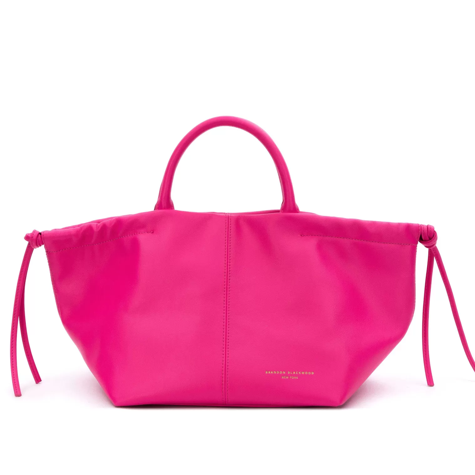 Tote Bags>Brandon Blackwood Haughton Tote Hot Pink Leather