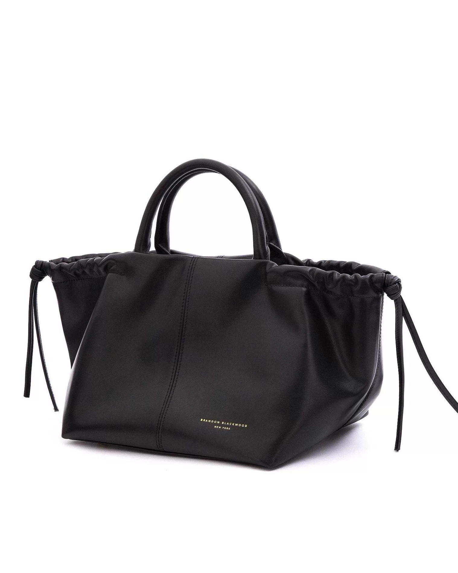 Tote Bags>Brandon Blackwood Haughton Tote Black Leather