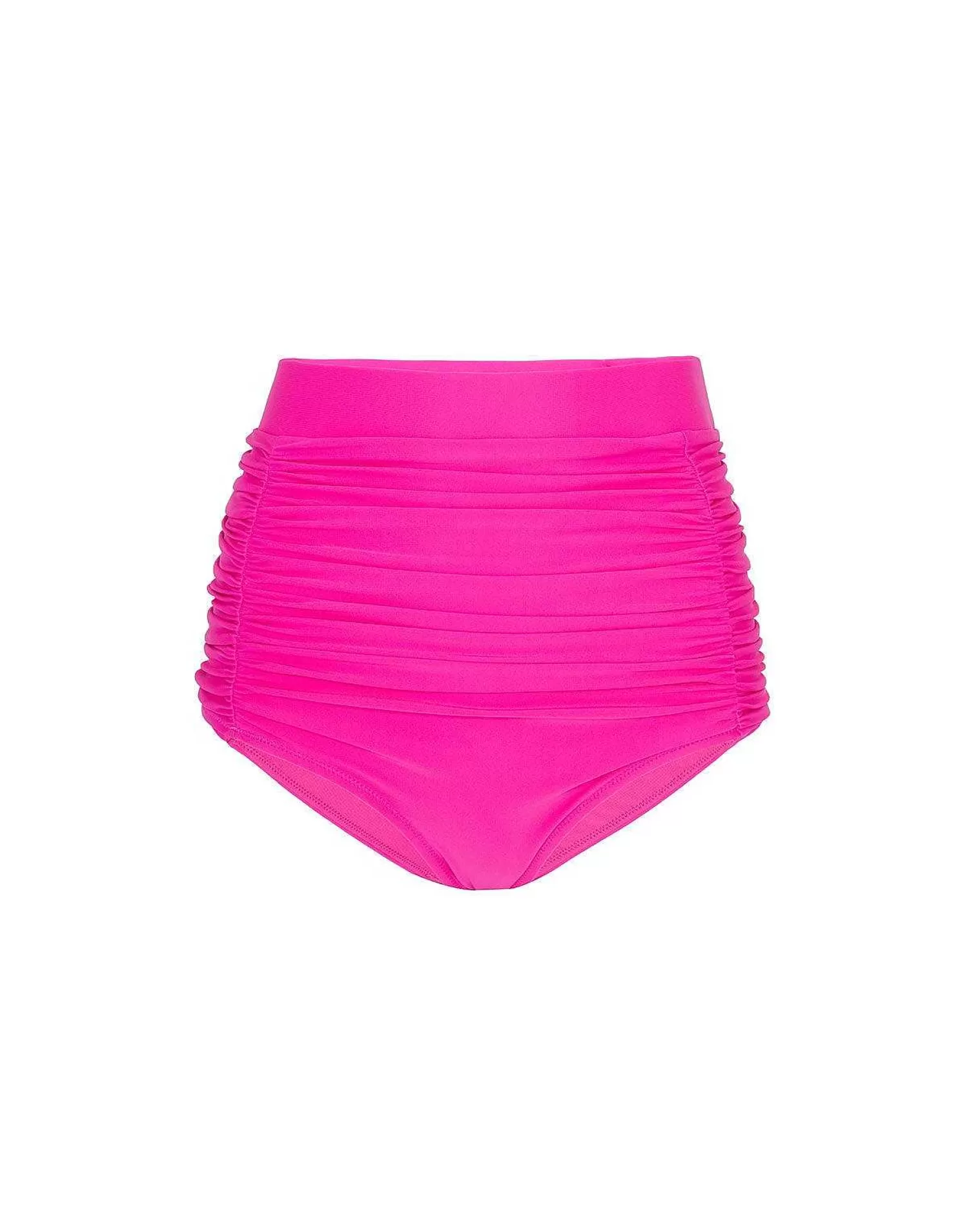 Bottoms>Brandon Blackwood High-Waist Swim Bottom Hot Pink