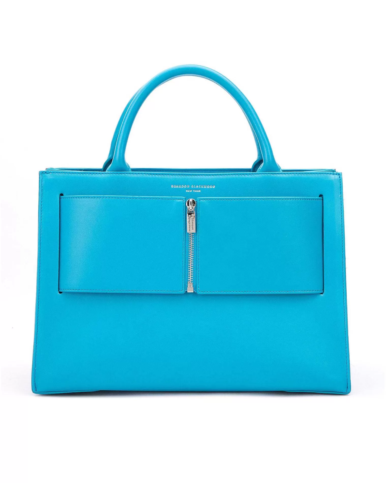 Crossbody Bags>Brandon Blackwood Jumbo Kuei Aqua Blue Vegan Leather