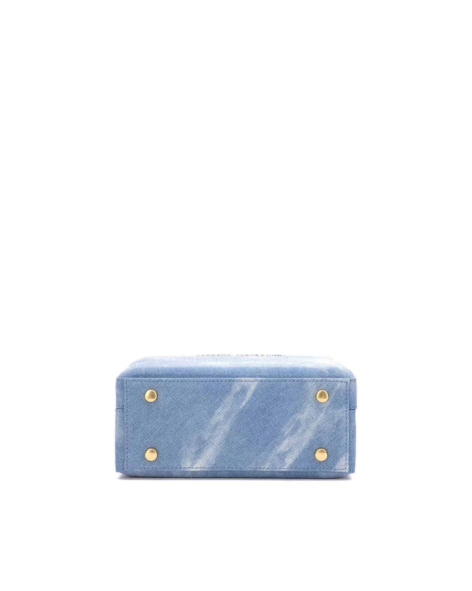 Top Handle Bags>Brandon Blackwood Kendrick Trunk Blue Bleached Denim