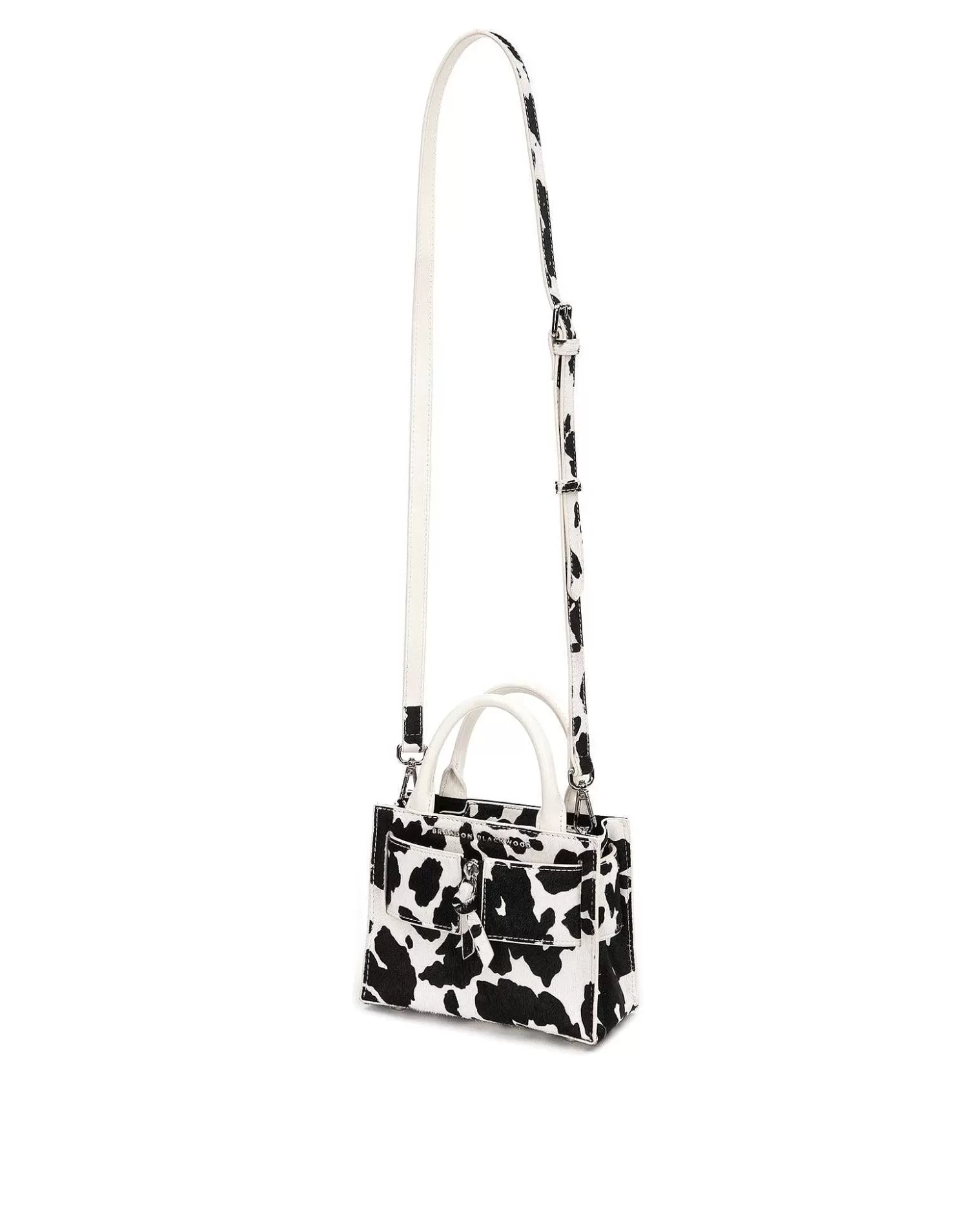 Crossbody Bags>Brandon Blackwood Kuei Bag Cow Print Ponyhair