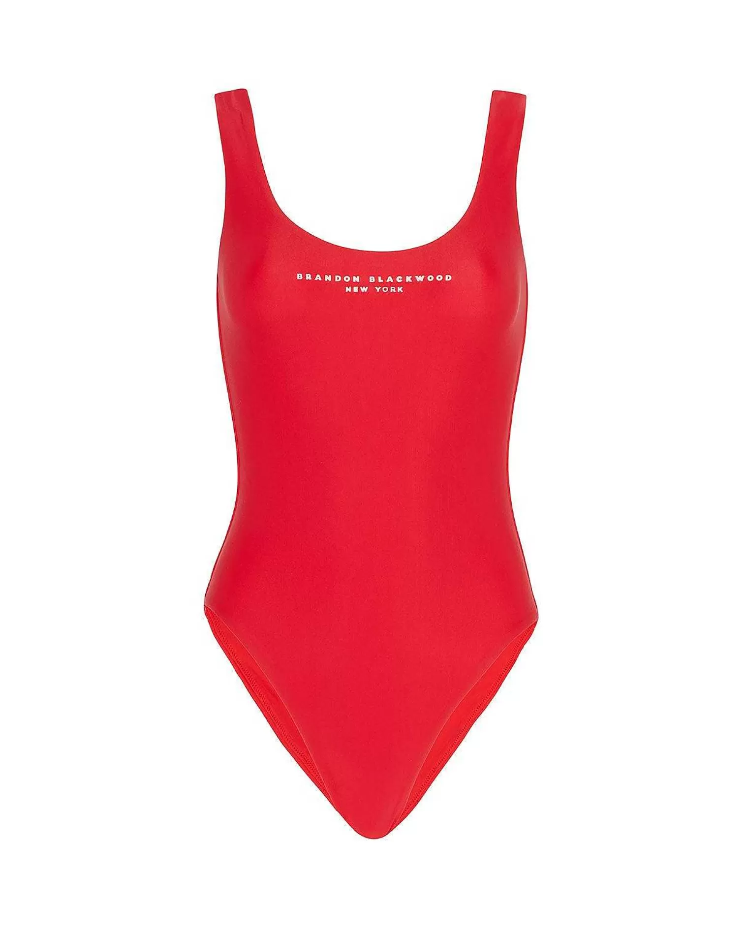 One-Piece>Brandon Blackwood Logo One-Piece Swimsuit Red/Candy Pink Logo