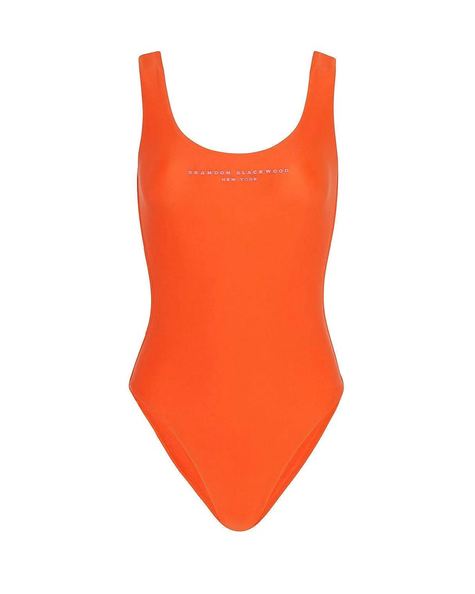 One-Piece>Brandon Blackwood Logo One-Piece Swimsuit Orange/Candy Pink Logo