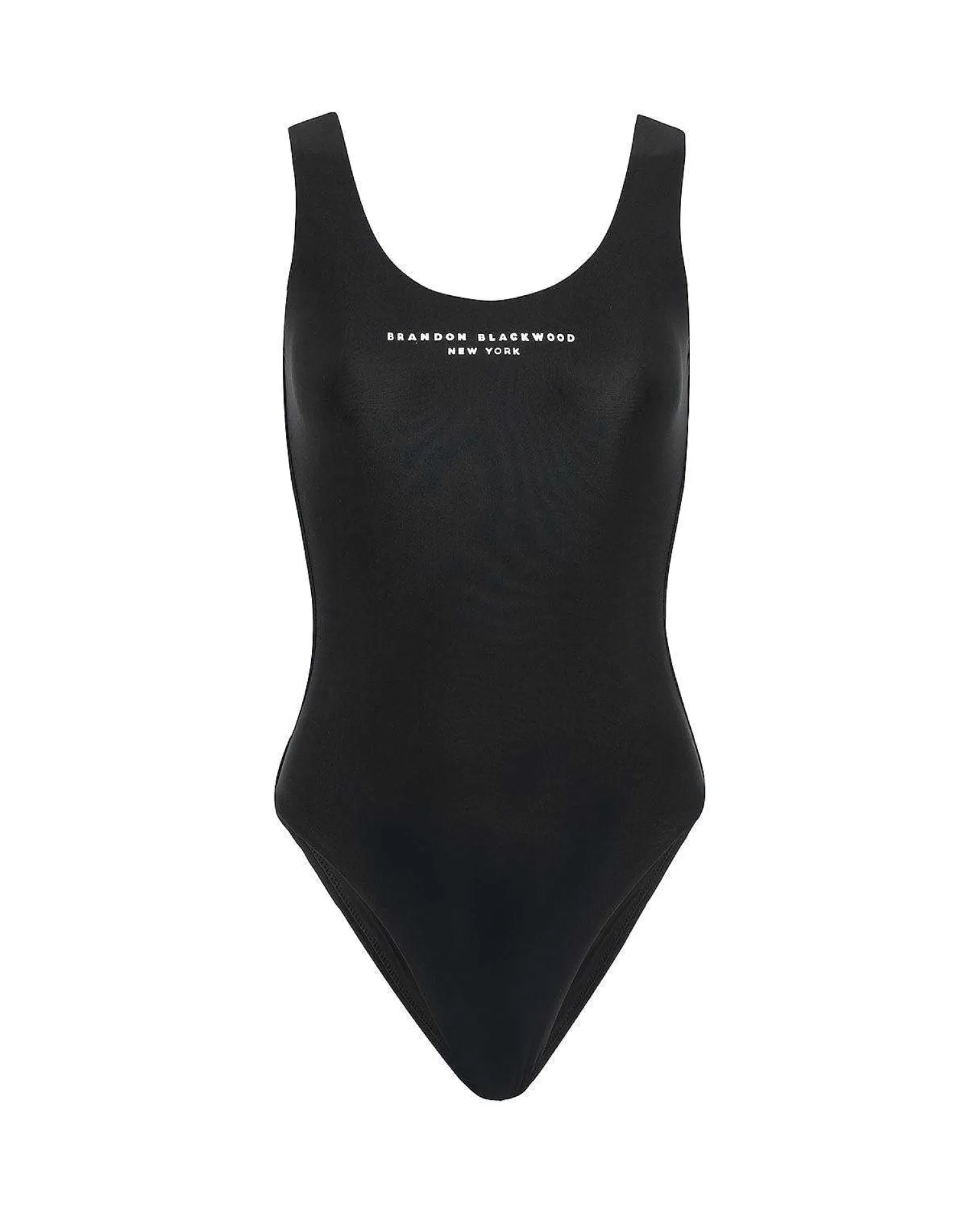 One-Piece>Brandon Blackwood Logo One-Piece Swimsuit Black/Silver Logo