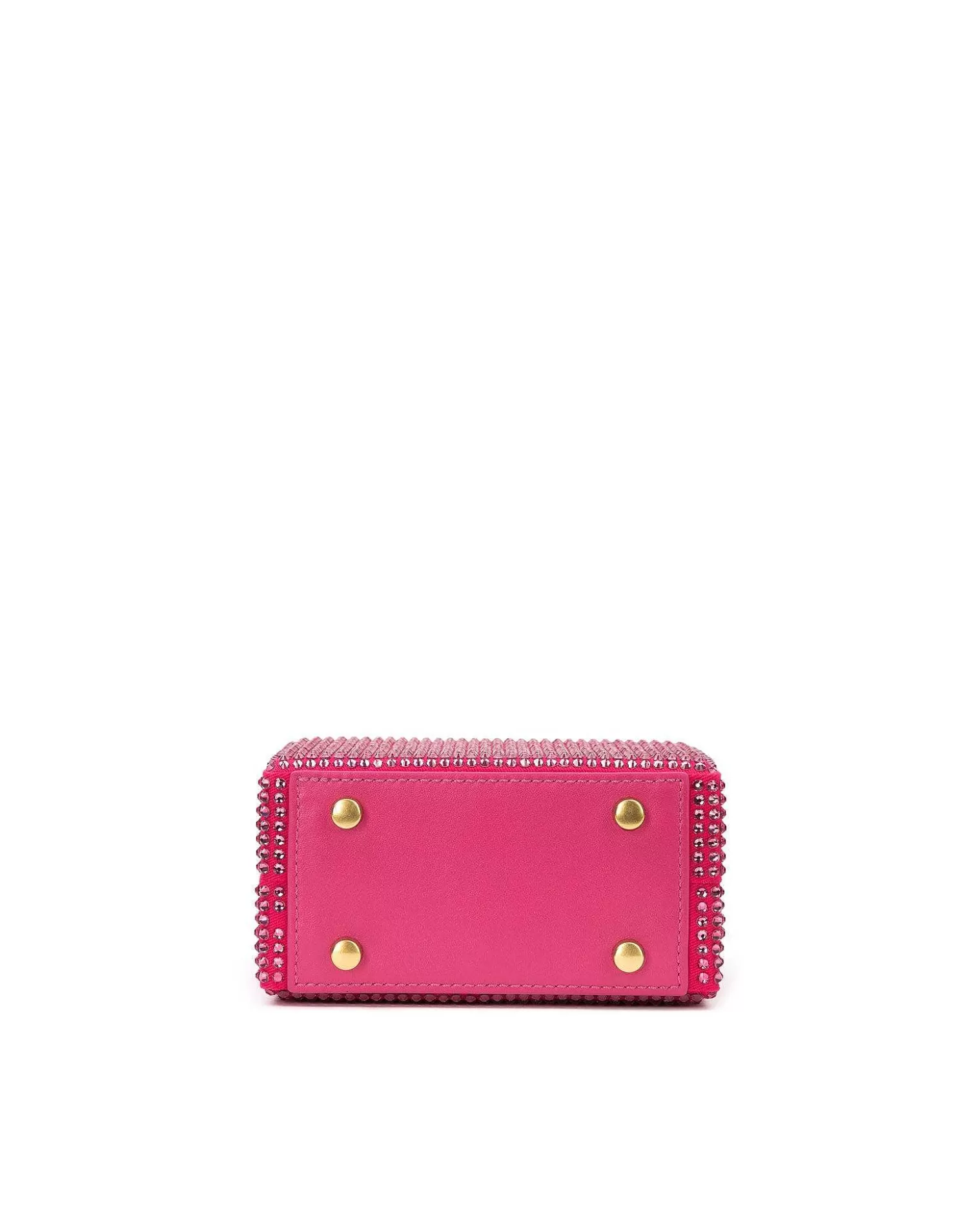 Crossbody Bags>Brandon Blackwood Mini Kendrick Trunk Rose Mini Crystals