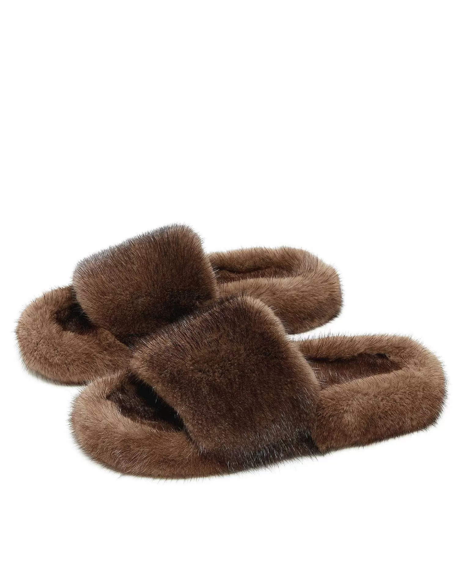 Sandals>Brandon Blackwood Mink Slides Brown