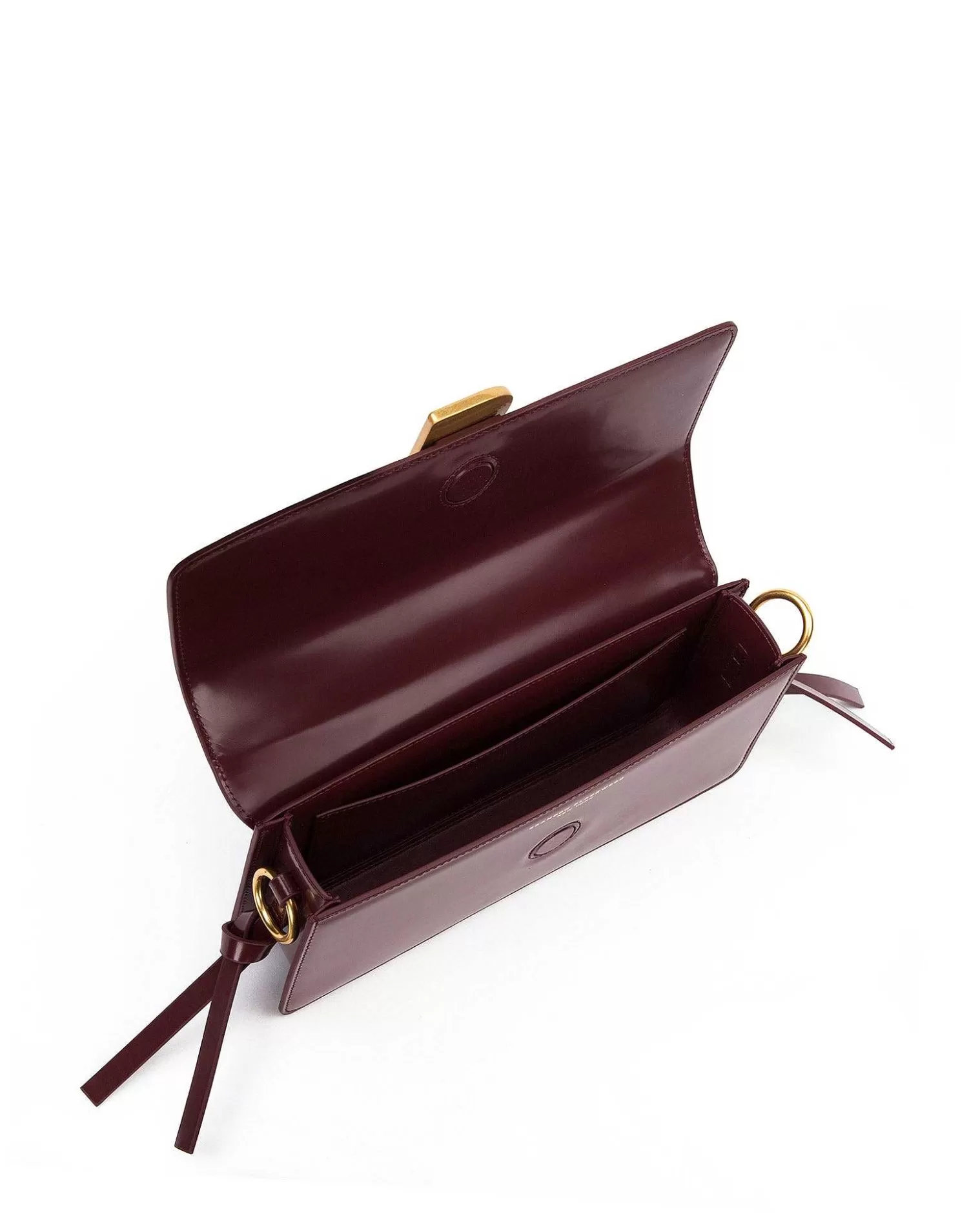 Shoulder Bags>Brandon Blackwood Nia Bag Burgundy Hard Leather