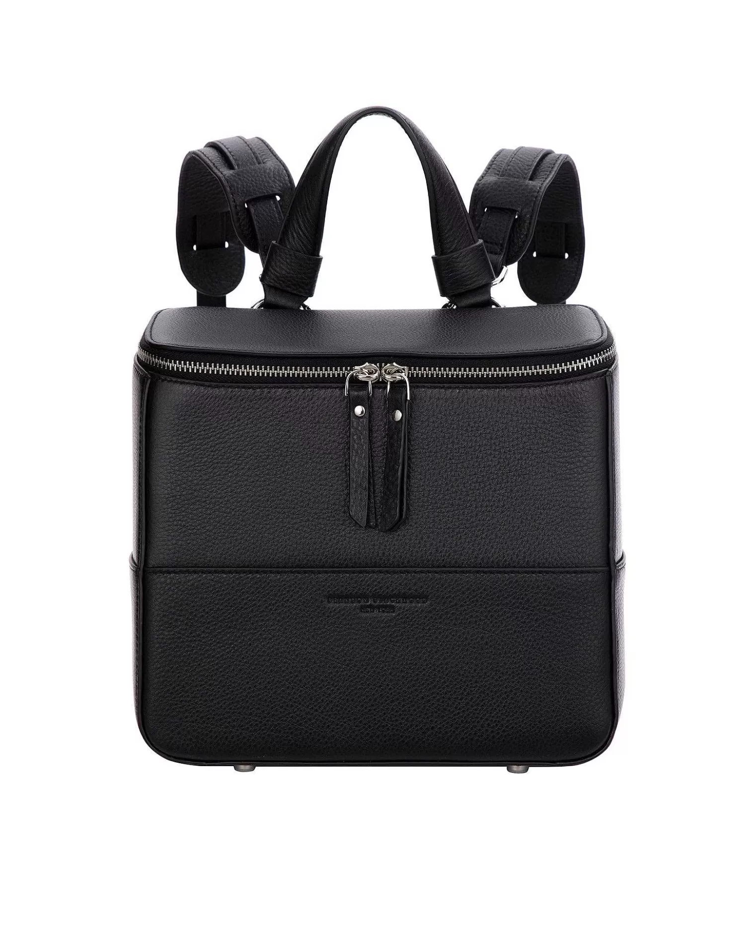 Backpacks>Brandon Blackwood Portmore Backpack Black Leather