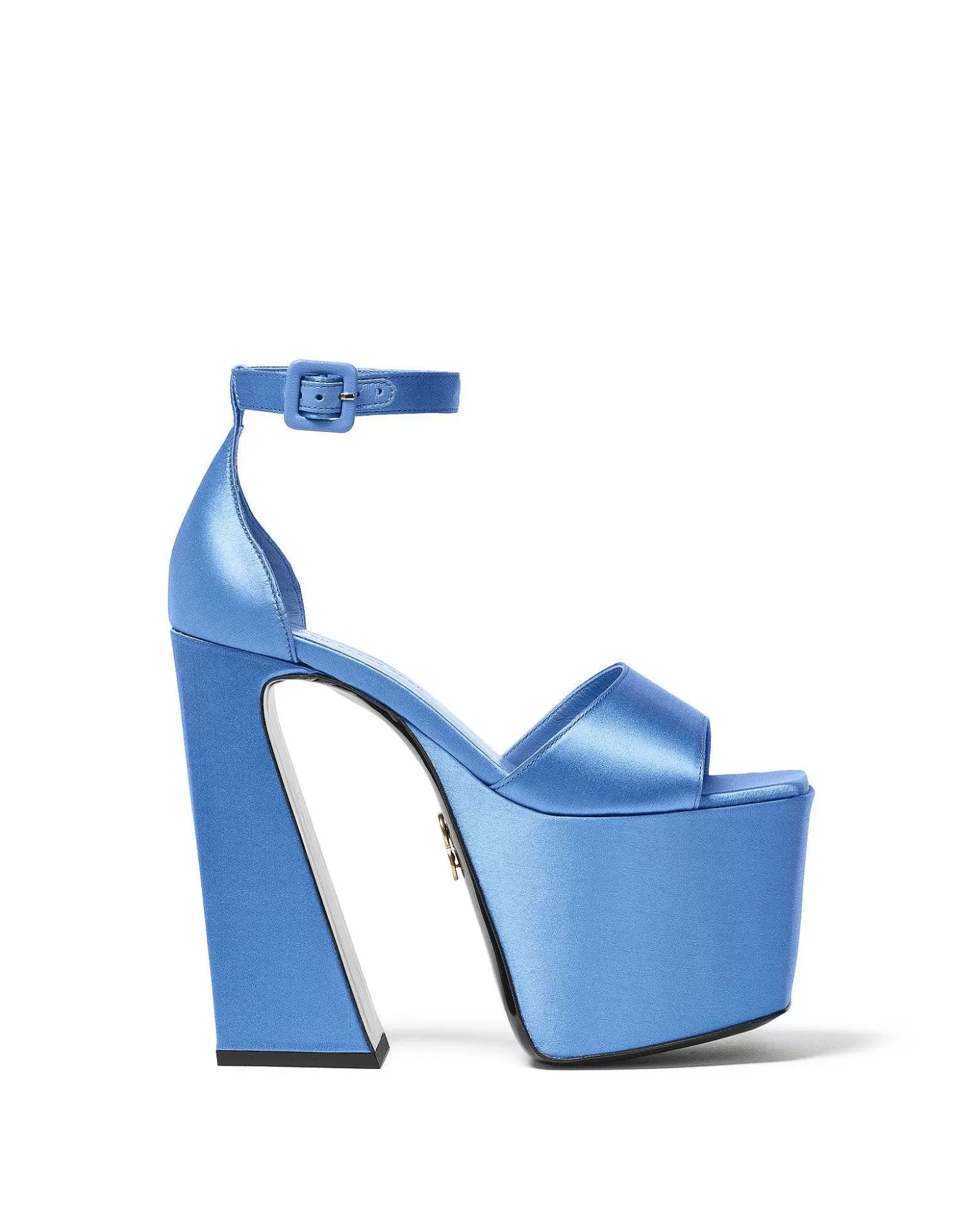 Platforms>Brandon Blackwood Sali Pump Sky Blue Satin