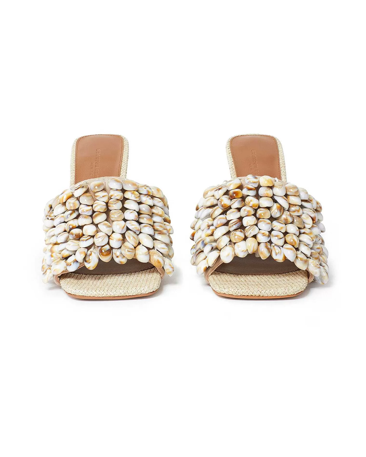 Sandals>Brandon Blackwood Sisal Heel Tan