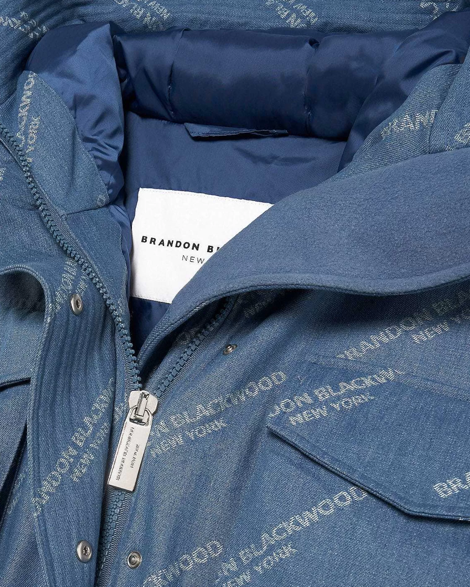 Outerwear>Brandon Blackwood The Best Winter Coat Logo Denim