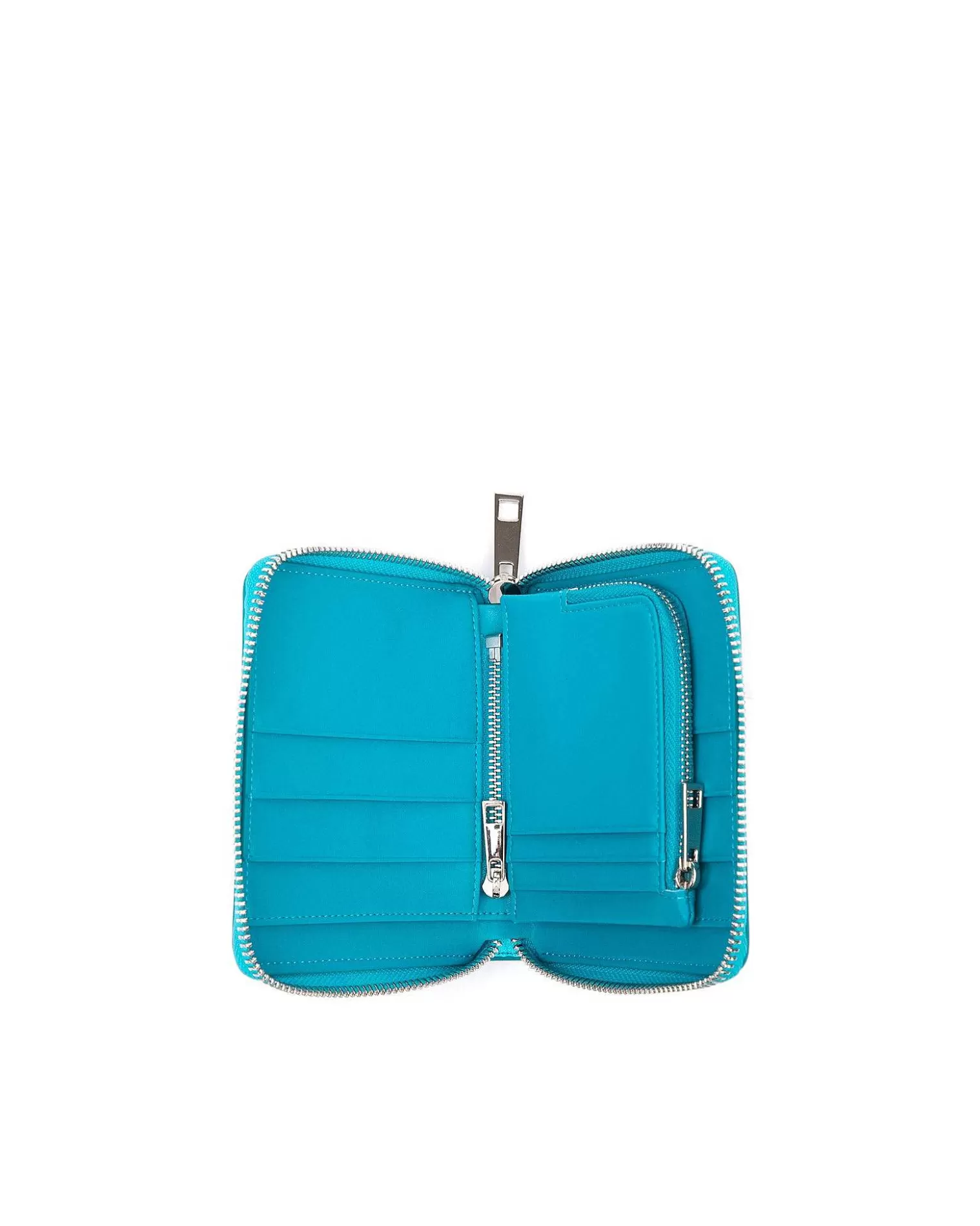 Wallets>Brandon Blackwood Tristan Wallet Metallic Blue Leather