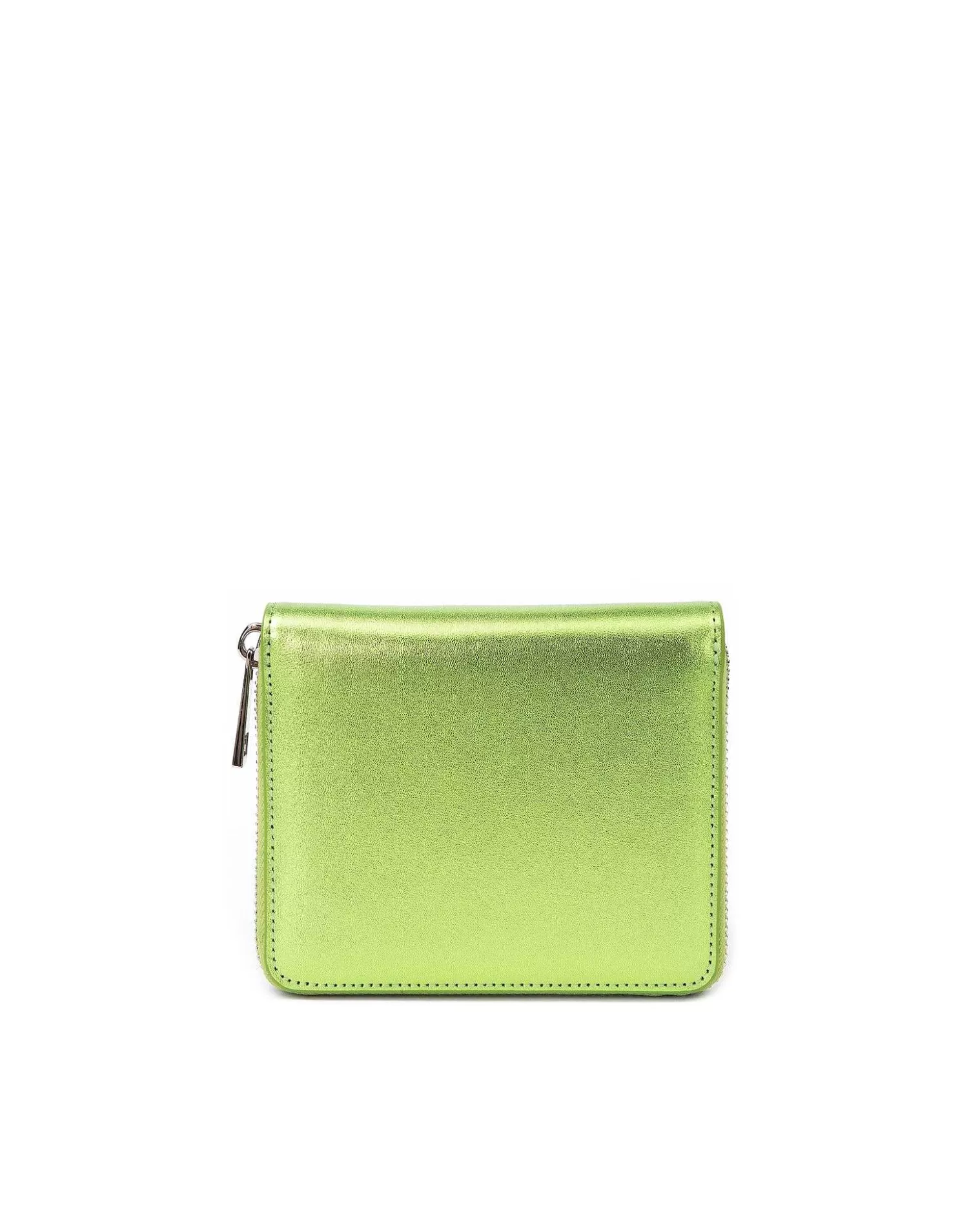 Wallets>Brandon Blackwood Tristan Wallet Metallic Green Leather