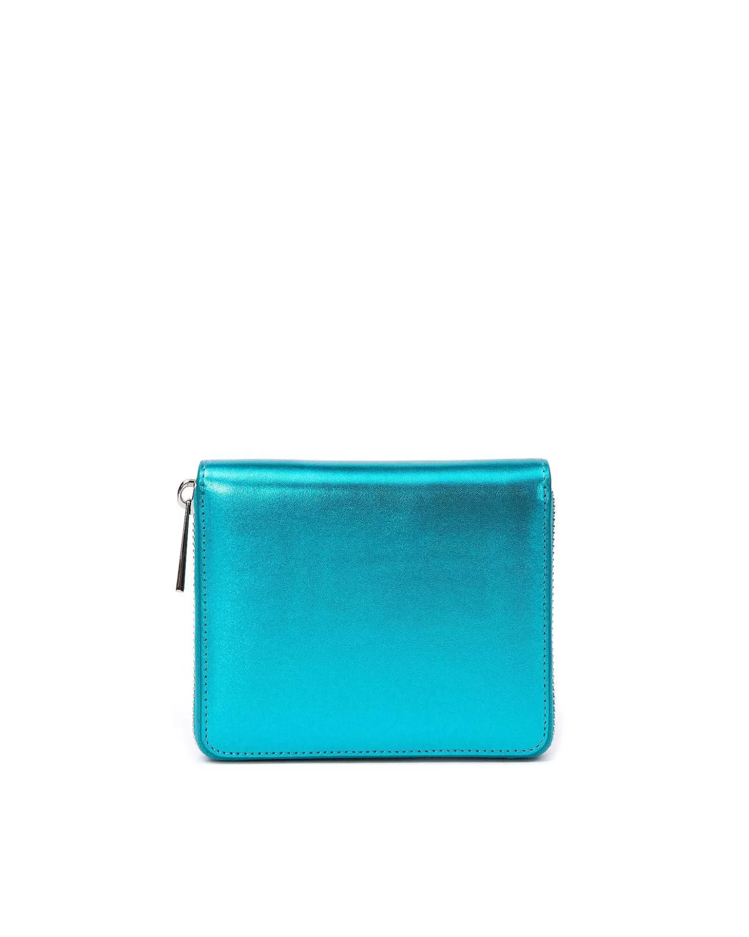 Wallets>Brandon Blackwood Tristan Wallet Metallic Blue Leather